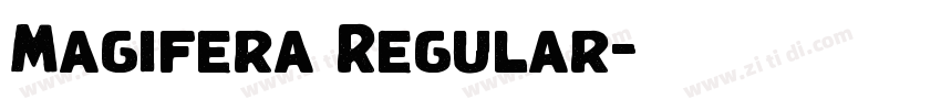 Magifera Regular字体转换 Magifera Regular字体转换